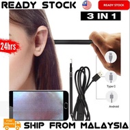Digital Led Otoscope Ear Camera Scope Earwax Removal Kit Ear Wax Cleaning Tool Endoscopic