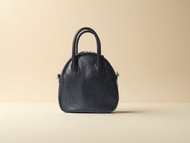 真皮貝殼包 手提斜背 2WAY 小巧大容量 頭層摔紋牛皮