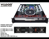 POWER AMPLIFIER WISDOM TA 3000 ORIGINAL TA-3000