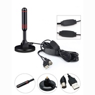 包郵❤️無線電視天線接收器 數字電視天綫 電視天線地面波數位電視機無線天線 室內外地面電視訊號接收器連天線 DTMB高畫質訊號接收器天線家用萬能 ❤️3米長線 （無線收視 不需網絡 即插即用）