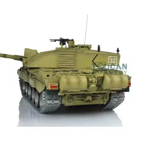 Customize Henglong 1/16 7.0 Challenger II RC Tank 3908 360° Turret FPV Tracks RC Panzer TH17743-SMT4