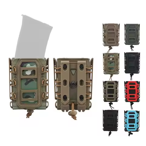 Tactical Airsoft 762 556 MAG Carrier Tactical Magazine Pouch Rifle M4 AK AR Soft Shell Scorpion MOLL
