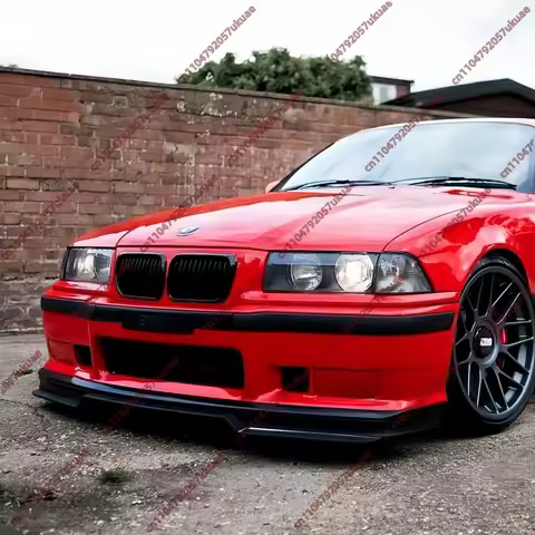 H Style Front Bumper Lip Splitter for BMW 3 Series E36 M3 Style Bumper & M3 1991-2000 Under Chin Apr