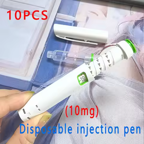 10 PCS disposable injection pens, suitable for insulin, growth hormone, and 3ml ink cartridges (excl