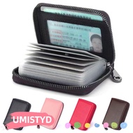 UMISTYDREAMUM9U Credit Card Holder Practical 20 Detents Zipper Business Card Purses