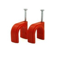 POLY PVC CLAMP 1/2 & 3/4" - 100pcs/packed.