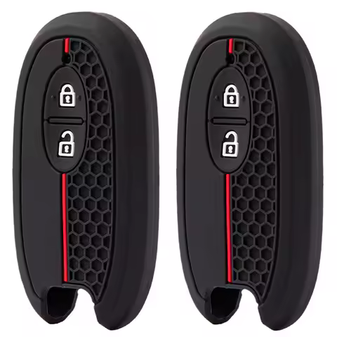 2 Buttons Car Key Case Cover Shell Fob For Suzuki Palette Solio MR Wagon Hustler Alto Lapin Every Sp