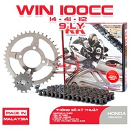 RK chain sprocket for Honda Win, Japanese brand