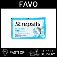 Strepsils Permen Pelega Tenggorokan Cool - 8 Butir