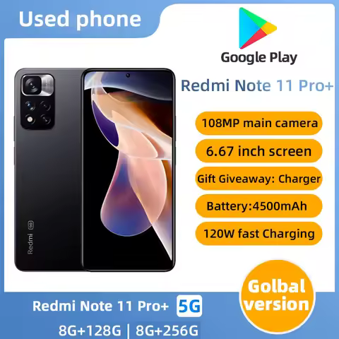 Redmi note 11 pro+ plus 5G Android 6.6 inch 2400x1080px RAM 8GB ROM 256GB 4400mAh Supercharge 120W u