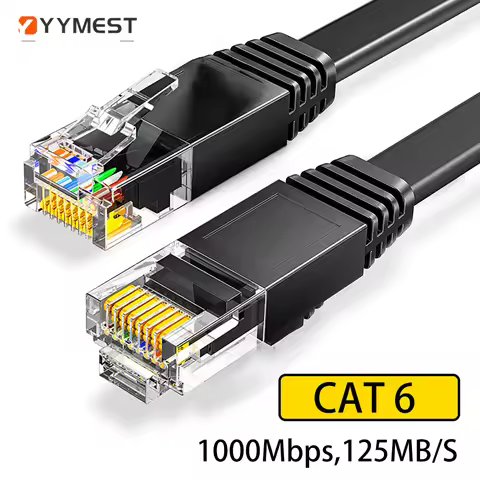 Cat 6 Ethernet Cable LAN Network Cord, Internet, Network Cable - Supports Cat6 Network Standard Giga