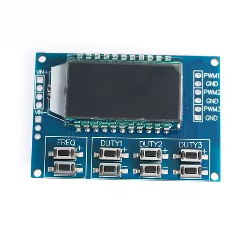 PWM Board Module Signal Generator XY-PWM1 PWM Motor Speed Controller LCD Display DC Motor 3.3V-30V
