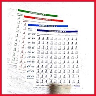 ◩ ♨ ▬ Window Card set sold per 5 sets ( A1, S1, M1, D1) (A2,S2,M2,D2)(A3,S3,M3,D3)(A4,S4,M4,D4,)