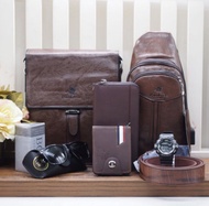 8in1 Gift Set Hadiah Untuk Lelaki  / Hantaran Lelaki / Hadiah Suami / Men Wallet / Men Belt / Beg Du