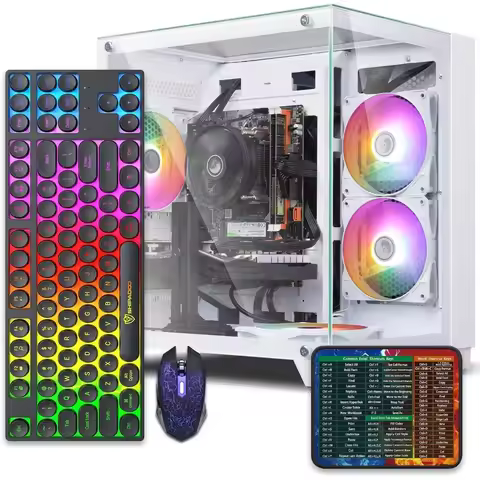 Best Selling Gaming PC Desktop Computer Intel Core i7 3.4-3.9GHz RX590 8GB GDDR5 16GB RAM 512GB SSD 