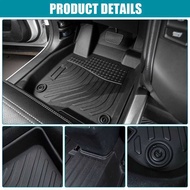 3D TPE Ruer Car Floor Mats For 2009-2015 Honda Pilot All Weather