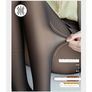 3D tights lined with thick felt for cold weather