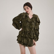 (PAPERS) Fever Ruffle Blouse