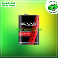 EXN Carios SAE 15W-40 SMCF Premium Mineral Engine Oil (4L) SAGA WIRA 15W40 Minyak Hitam Oil Filter