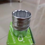 MATA TEKIRO 1-INCH SOCKET WRENCH 12 PT 22 MM SOCKET WRENCH/ CHILDREN'S SOCKET/