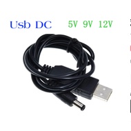 5.5*2.1mmwifi Powerbank DC Cable 5V To 12v 9V 5V USB Boost Converter-Up For Wireless Internet Router