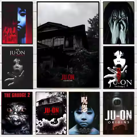Haunted Movie Ju-on The Grudge Poster Wall Art Print Decorative Mural Home Decor Gift Unframed