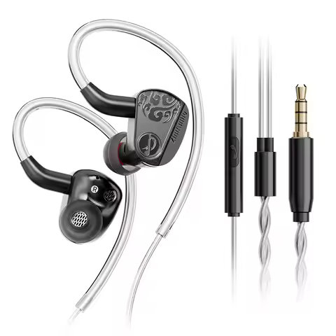 Zhulinniao JingHong Z3 HiFi IEM Earphones 2DD In Ear Monitor 10mm+6mm DD Detachable 2Pin Cable High 