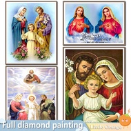 【Little Orange】 Diamond Painting Set Round 5D DIY Diamond Painting Jesus Full Diamond Home Decor