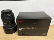 Sigma 12-24mm F4.5-5.6 II DG 鏡頭 canon EF