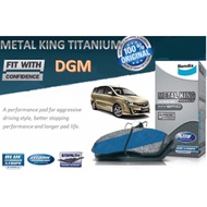 Bendix Metal King Brake Pad Front (DB2179MKT) - Proton Exora Bold Turbo