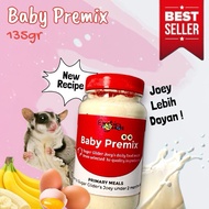 Exoticgoods BABY PREMIX 135gr JOEY SUGAR GLIDER JOEY SG Food JOEY Porridge JOEY Food SUGAR GLIDER