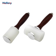 Hellery Leather Carving Hammer, Nylon Hammer, DIY Leather Tool Accessories, Leather Mallet with Wood