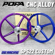 POPA SP522 CUSTOM HUB RIM 1.4/1.4x17 Y15ZR Y16/ SP522 CUSTOM HUB PURPLE Merah Hijau Biru/ SP522 CUST