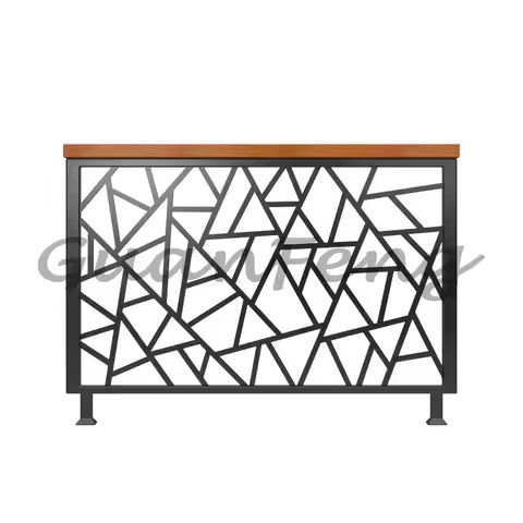 Wrought Iron Screen Hotel Green Plant Dwarf Industrial Style Partition Bar Restaurant Hot Pot Fence 