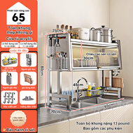 Kệ để chén bát có nắp đậy Giá để bát đĩa inox 304 Kệ úp chén inox