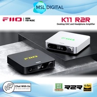 FiiO K11 R2R DAC and Headphone Amplifier for Home Audio or PC | 6.35mm and Balanced 4.4mm | RCA | Co