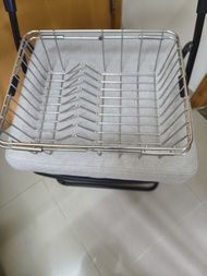 Ikea 伸缩不銹綱瀝水架