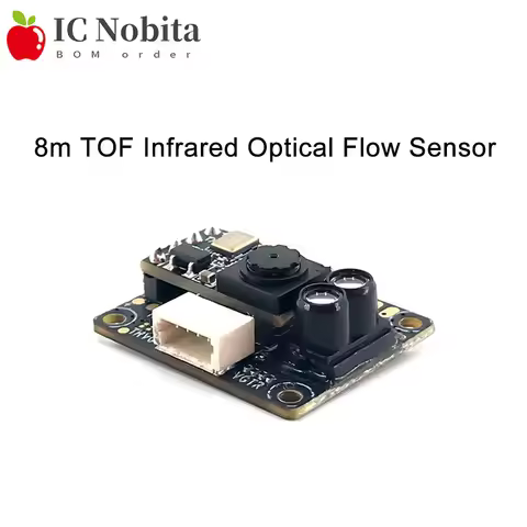 1PCS 8m TOF Infrared Optical Flow Sensor Module for Drone UART I2C Altitude Hold & Obstacle Avoidanc