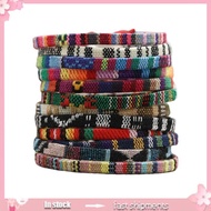 YOIOI Set of 12 Distinctive Bohemian Bracelet Colorful Bohemian Bracelet Collection Stylish Handmade