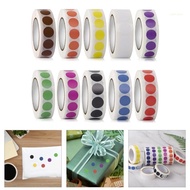 san* 1000Pcs 13mm Colorful Dot Sticker Self Adhesive Round Label For File Marking And Labeling Offic