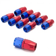10PCS/LOT  0 Degree ( Straight) AN10 Hose End Fitting Aluminum Oil Cooler Hose Fitting