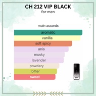 Decant 5ml/10ml CH 212 VIP Black EDP for men