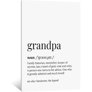 Grandad Birthday Card Grandfather Grandparent Present Wall Art House Sign Rules Grandparent From Bum
