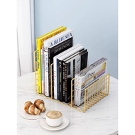 Tyk b. Desktop Bookshelf Storage Rack Iron Art Dormitory Desktop Simple Office Small Magazine File O