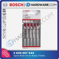 Bosch T102D Jigsaw Blades For PP (5 Piece) 2608667444