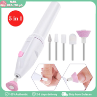 Nail Set Manicure Electric Set 5 In 1 Manicure Machine Nail Drill File Grinder Grooming Kit Nail Buffer Polisher Remover
