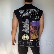 Super Cool and Must-have Marvel Wolverine Sports Fitness Casual Men's Wide Cotton Vest  425