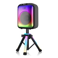 Partybox Portable Bluetooth Speaker With Dynamic RGB Lighting TF USB AUX Karakoke Extra stand