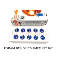 10PCS OSRAM METER BULB BX8.5D 2721MFX 297.167