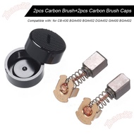 ZHAOX 2pcs Brush Cap Cover  GA400 BGA402 Accessories Angle Grinder Parts